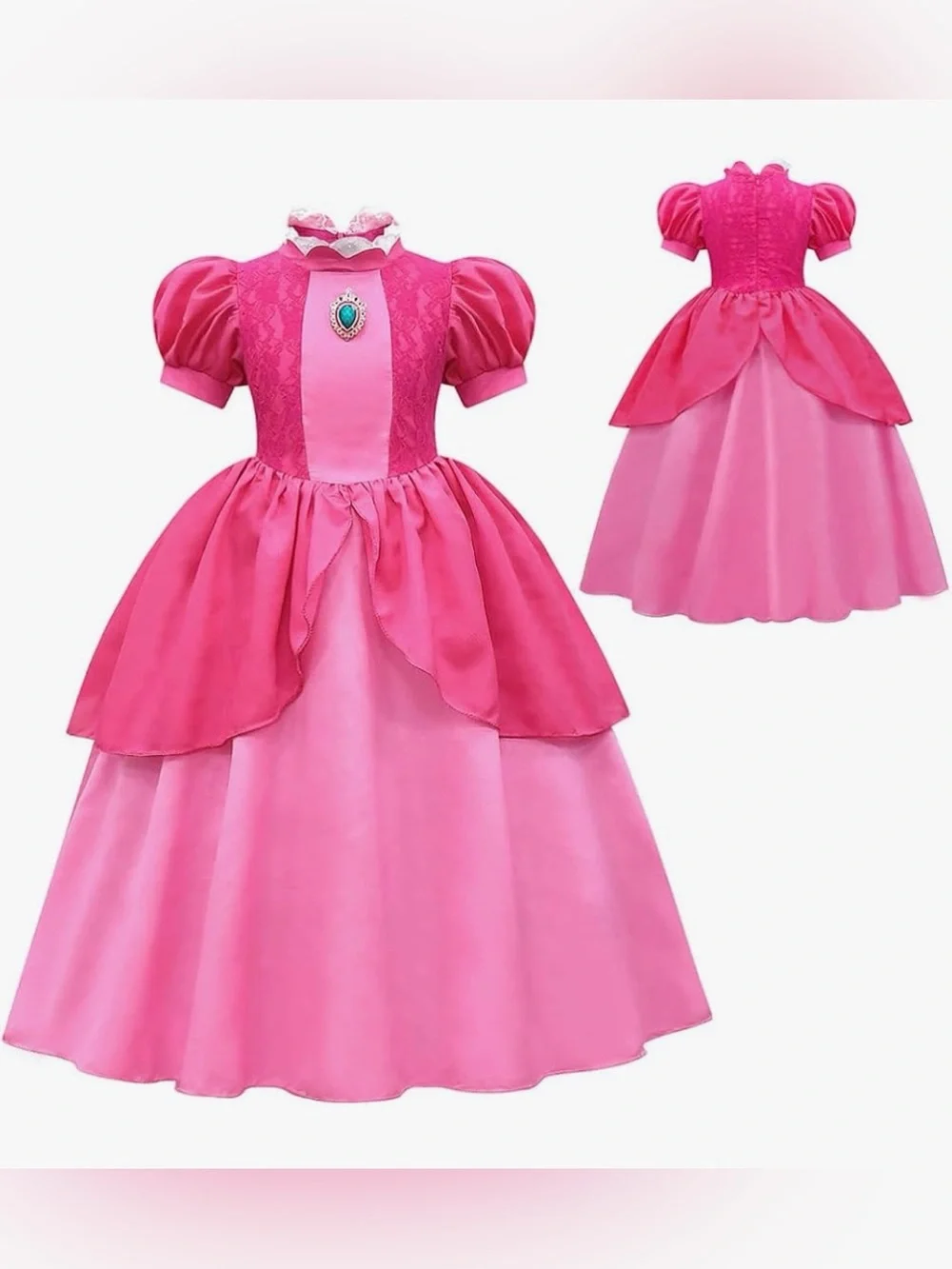 Halloween Party Dress Super Brothers Princess Peach Costume